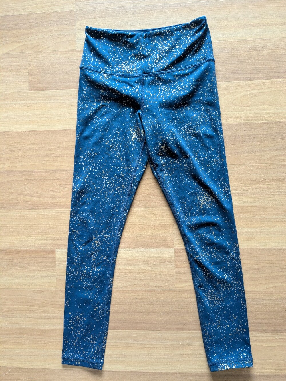 Girls' Navy Sparkle Leggings - Kids Bottoms
